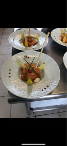 Photo de galerie - Petite assiette de saumon 