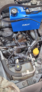 Photo de galerie - Remplacement kit distribution + pompe à eau sur Megane III 1.5dci