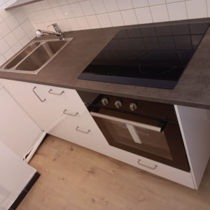 Photo de galerie - Pose complet meuble cuisine avec appareillage 