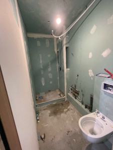 Photo de galerie - Pose complète du réseau sanitaire (renovation)