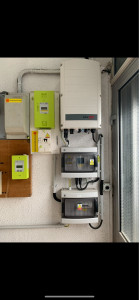 Photo de galerie - Installation électrique pour panneaux photovoltaïques 