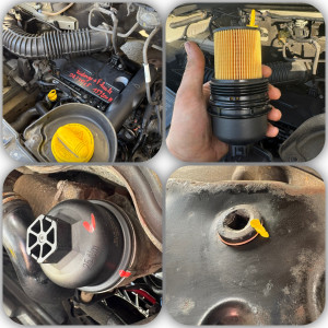 Photo de galerie - Entretien avec vidange + filtre huile sur Renault Master 3