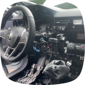 Photo de galerie - Changement de l’intérieur d’un clio 5 complet. clio 5 société remonter 