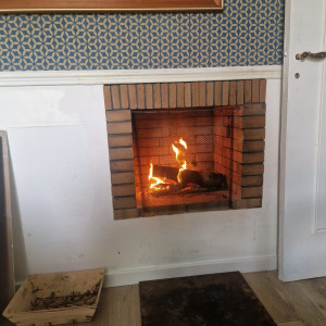 Photo de galerie - Cheminée encastrée