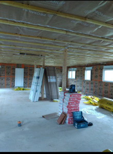 Photo de galerie - Réalisation d' isolation placage placoplâtre.