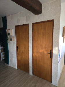 Photo de galerie - Pose de parement avec joint