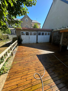 Photo de galerie - La terrasse bois après le nettoyage 