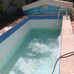 Photo de galerie - Nettoyage bassin, mise en eau, et mise en service pompe de filtrations. Secteur Toulon 