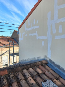 Photo de galerie - Réalisation d une façade  en peinture 