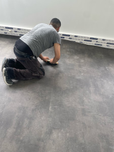 Photo de galerie - Pose d un lino 