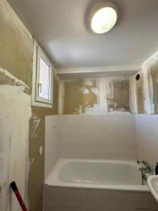 Photo de galerie - Travaux fibres, peintures 