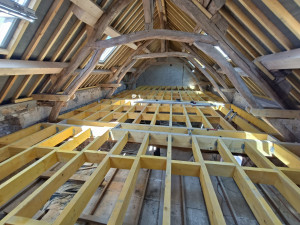 Photo de galerie - Création d'un plancher bois 