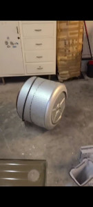 Photo de galerie - Changement de la courroie du tambour