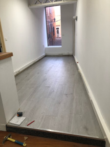 Photo de galerie - Pose de parquet