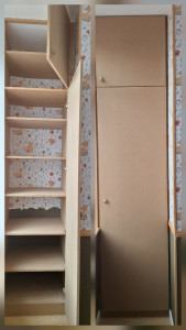 Photo de galerie - Petite armoire de rangement mdf  pour peindre 