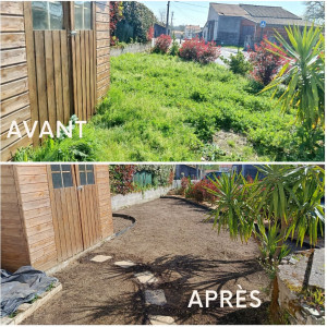 Photo de galerie - Rénovation complète d'un jardin, plus qu'à arroser !