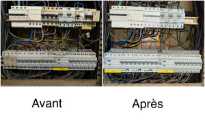 Photo de galerie - Reconfiguration de tableau électrique 