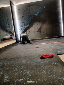 Photo de galerie - Pose de tapis de sol spoetif