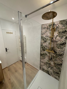 Photo de galerie - Rénovation totale d’une salle d’eau 