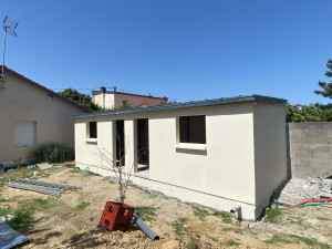 Photo de galerie - Pintur finale d une façade 