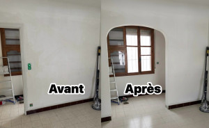 Photo de galerie - Ouverture dans un mur