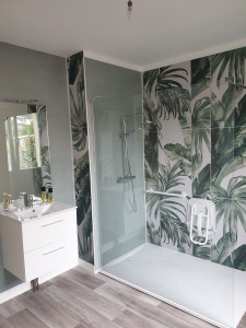 Photo de galerie - Création d'une douche PMR (personne à Mobilité Réduite) avec ma Prime Adapt)