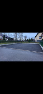 Photo de galerie - Enrobé et clôtures 