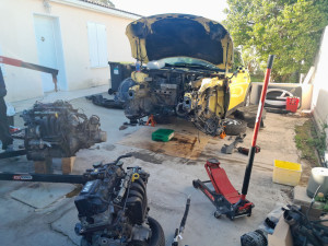 Photo de galerie - Remplacement moteur sur mini cooper E13.
client satisfait du travail. 
moteur démarre nickel 