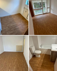 Photo de galerie - Pose de parquet - Revêtement de sol