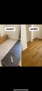 Photo de galerie - Pose de parquet - Revêtement de sol