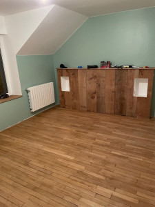 Photo de galerie - Rénovation D’un parquet en chêne 