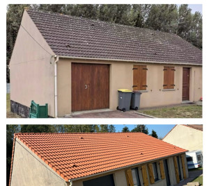 Photo de galerie - Nettoyage toiture 