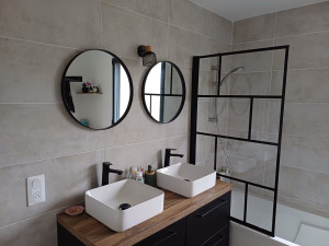 Photo de galerie - Montage et pose de pare- baignoire 