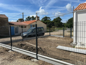 Photo de galerie - Pose de clôture 