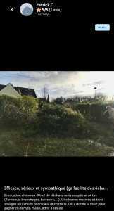 Photo de galerie - évacuation déchets verts Quimper et environs