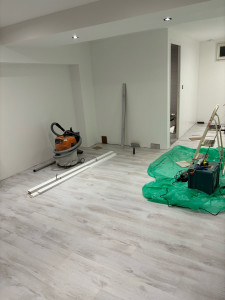 Photo de galerie - Pose parquet flottant 