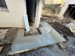 Photo de galerie - Dalle terminé