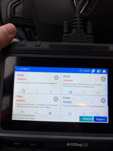 Photo de galerie - Diagnostic auto valise code défaut 