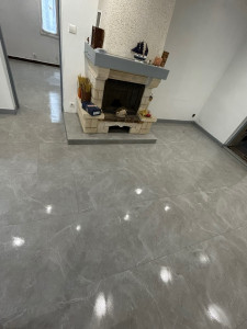 Photo de galerie - Pose de ses magnifique carrelage 120/60