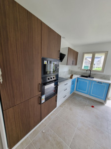 Photo de galerie - Carrelage sol + pose cuisine
