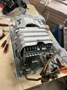 Photo de galerie - Transformation de chauffe eau gaz Nat en propane/butane 