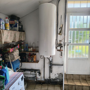 Photo de galerie - Remplacement d'un chauffe-eau de 200 litres.