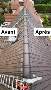 Photo de galerie - Peinture et étanchéité de la  toiture