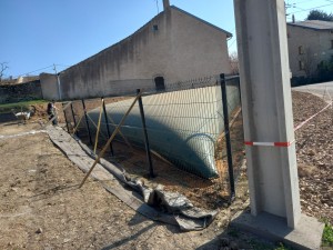Photo de galerie - Pose de grillage
