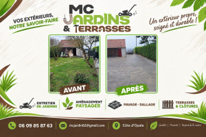 Photo de galerie - Allée de jardin de 100m² de pave 15x15 carrossable pour stationnement véhicules 
