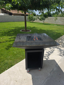 Photo de galerie - Brasero sur mesure