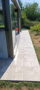 Photo de galerie - Pose de carrelage pour vérandas 
