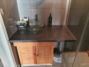 Photo de galerie - Installation nouveau plan de travail 