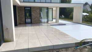 Photo de galerie - Terrasse carrelage 