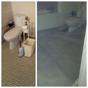 Photo de galerie - Pose de lino